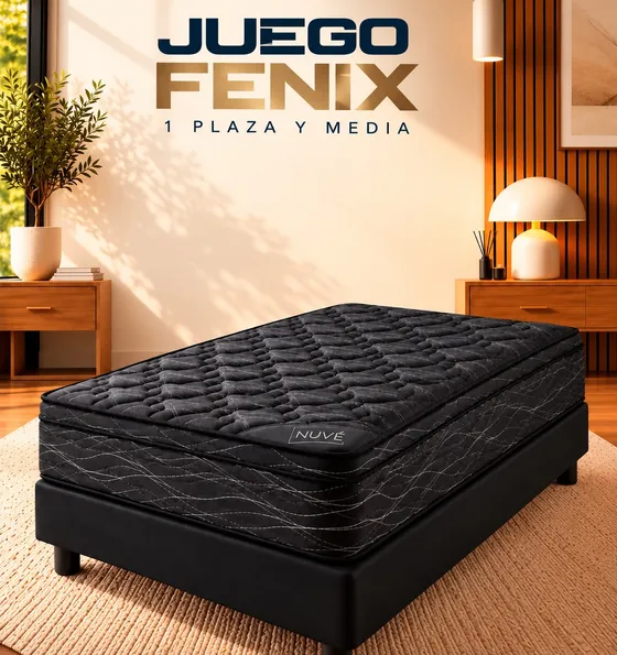 Juego Fénix 24 — Juego colchón + sommier NUVÉ Colchones y Sommiers en Córdoba